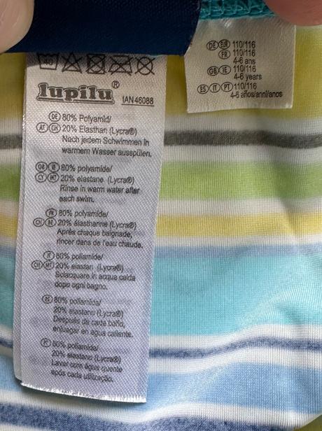 Lupilu babské spodné plavky 110/116 za 0.5eur, lupilu,110