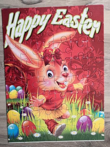 Puzzle happy easter,