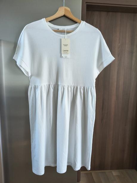 Mango bavlnené voľné šaty xs-s, mango,s / xs