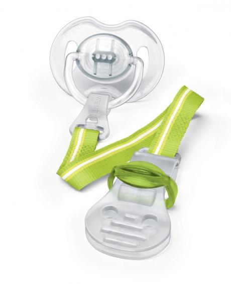 Klips na cumlík zelený scf185/00, avent