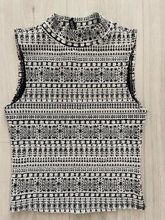 Tielko / tricko / crop top, h&m,s