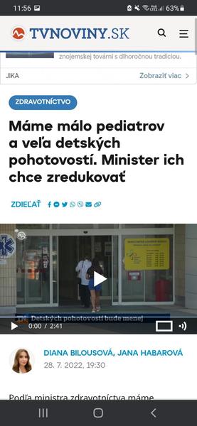 Máme málo pediatrov - TV noviny