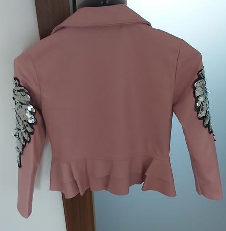 Dievčenská koženková bunda, 128