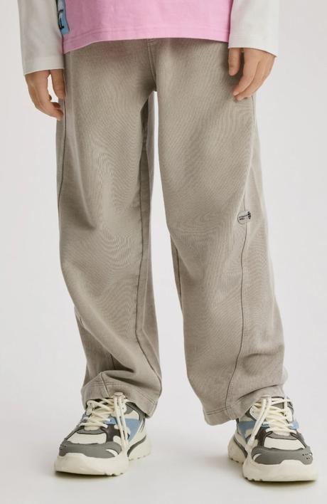 Bavlnené nohavice wide leg, reserved,158