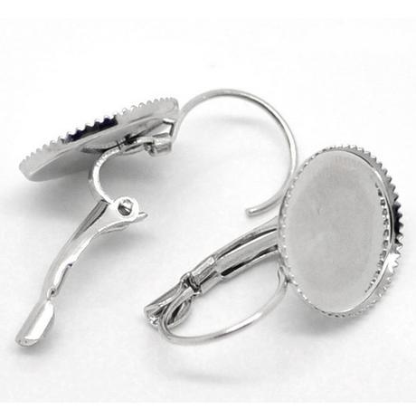 Lôžko na náušnice 25x15 mm - cena za pár, 