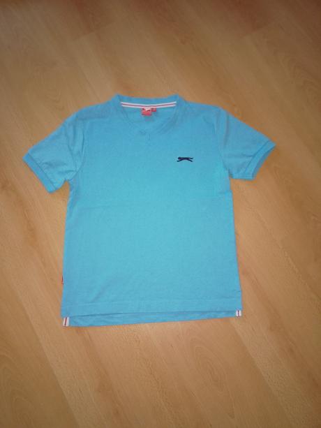 Modré tričko 140/146, slazenger,140