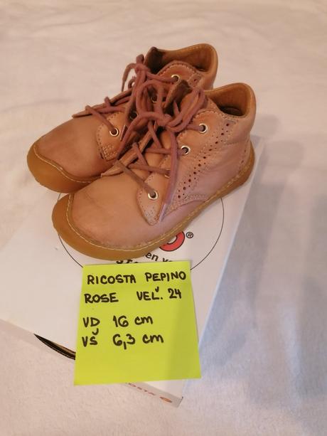 Celoročné bf topánky ricosta pepino, ricosta,24