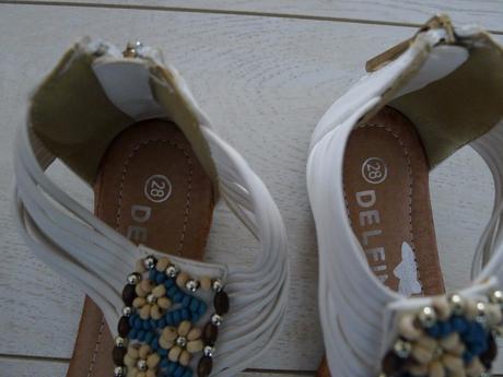 Sandále s flitrami, deichmann,28