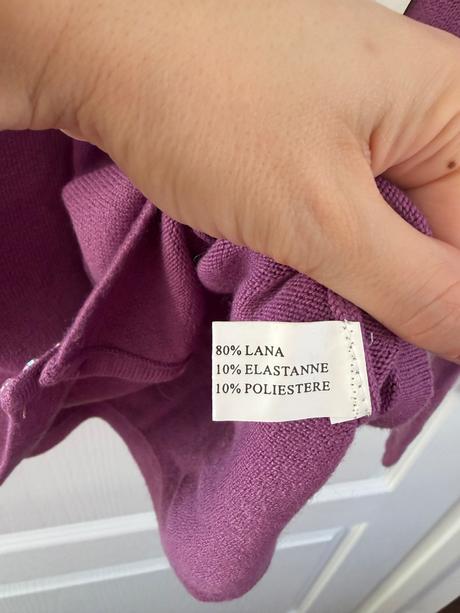 Vlnený kardigan s ozdobným výstrihom, m