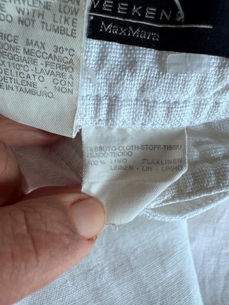 Maxmara weekend 100per ľan nohavice s, s