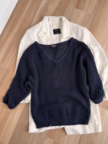 Modrý sveter, morgan,s