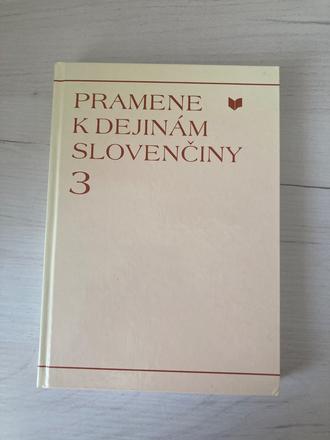 Pramene k dejinám slovenčiny 3,