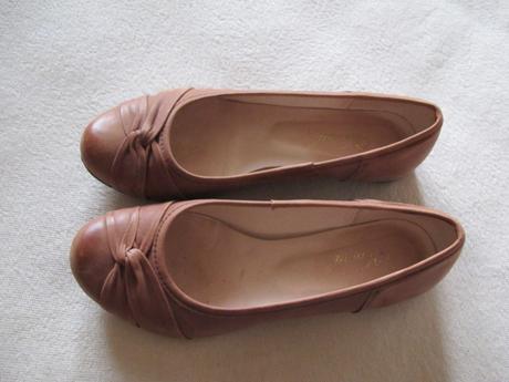Kožené balerínky 37, baťa,37