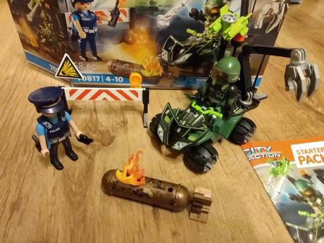 Playmobil 70817 starter pack polícia nebezpečné, 