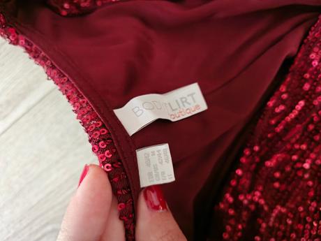 Flitrované šaty, bonprix,42