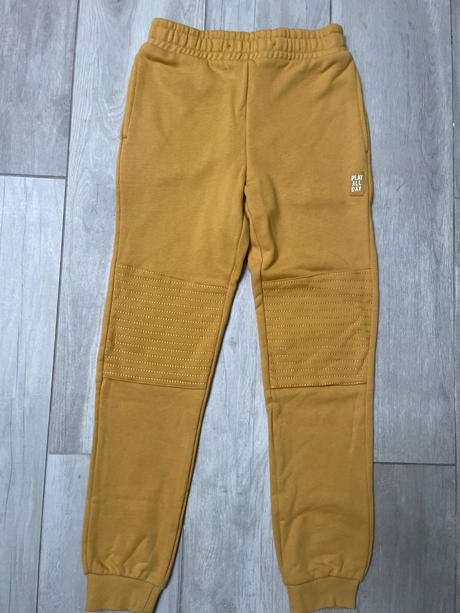 Lindex okrové tepláky zosilnené kolená, lindex,134 / 140