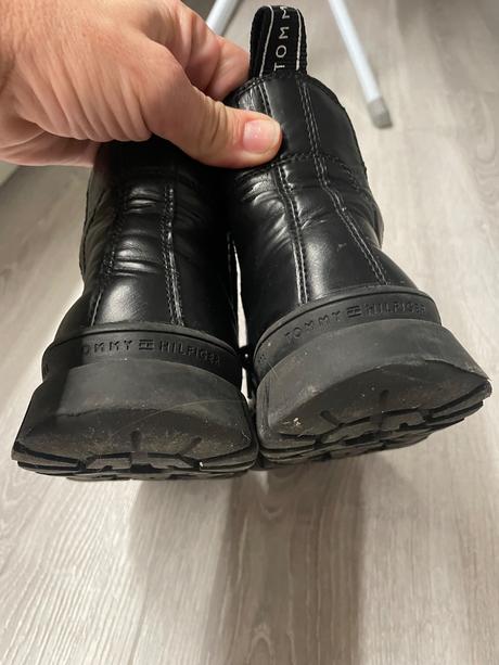 Kozene cizmy, tommy hilfiger,23