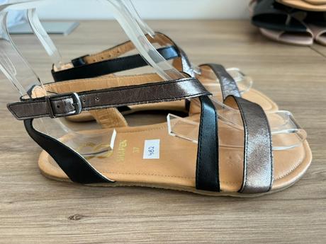 Shapen barefoot sandálky calla black, 37