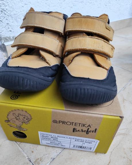 Kozene kotnikove topanky, protetika,34