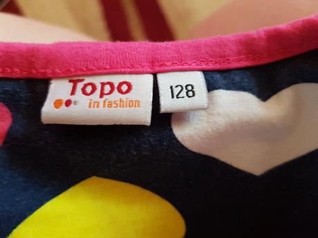 Letné šaty topo, 128