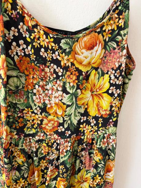 Zara prekrasne saty xs/s v style dolce kvetovane, zara,xs
