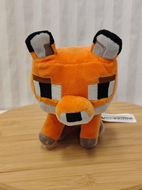 Zberateľská plyšová líška fox, minecraft, 19 cm,