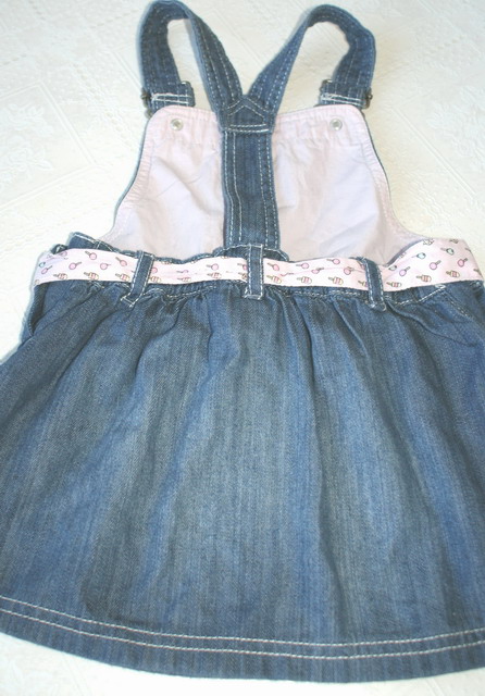 Riflové šatky hello kitty s pančuškami, h&m,86