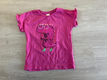 Dievcenske bavlnene tricko vel. 134, palomino,134