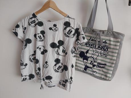 Tricko + taška mickey mouse, disney,m