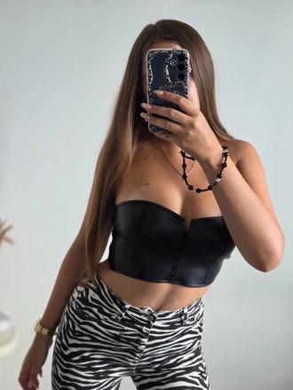 Intimissimi koženkový top m, m