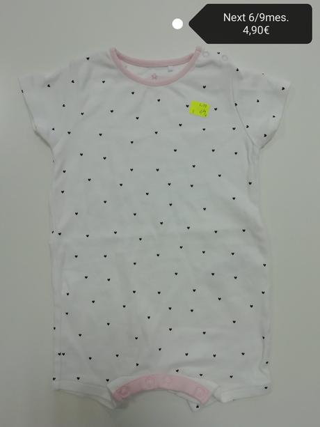 Srdiečkový letný kraťasový overal, next,74