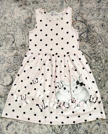 Krásne šaty h&m so zajkami, h&m,140