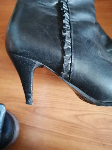 Dámske krátke čižmy z pravej kozy, 38