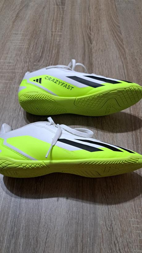 Bielo-zelené halovky adidas, adidas,36