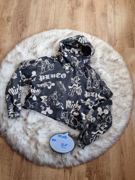 Crop top mikina, h&m,170