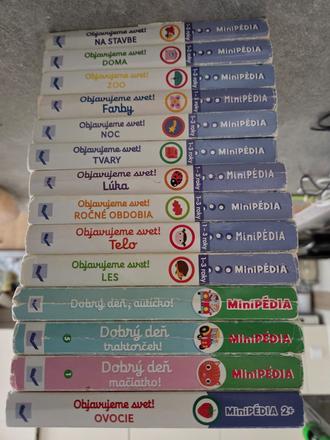 Knihy minipedia 14 ks, 