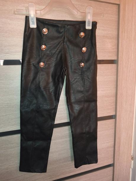 Dievčenské kožené nohavice 8r, 128