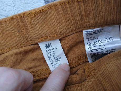 Nohavice 98/104, h&m,104