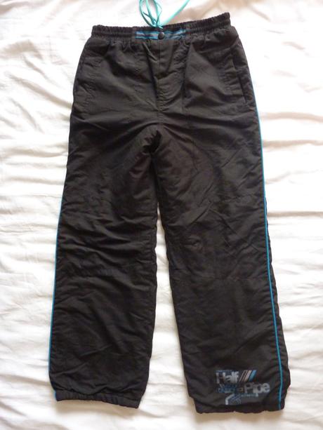 Nohavice podšité bavlnou, 134