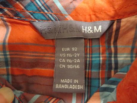 Košeľa, h&m,92