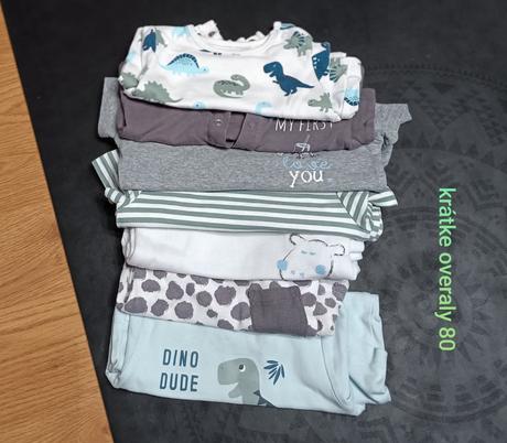 Balík oblečenia pre chlapčeka 100 ks, 68–80
