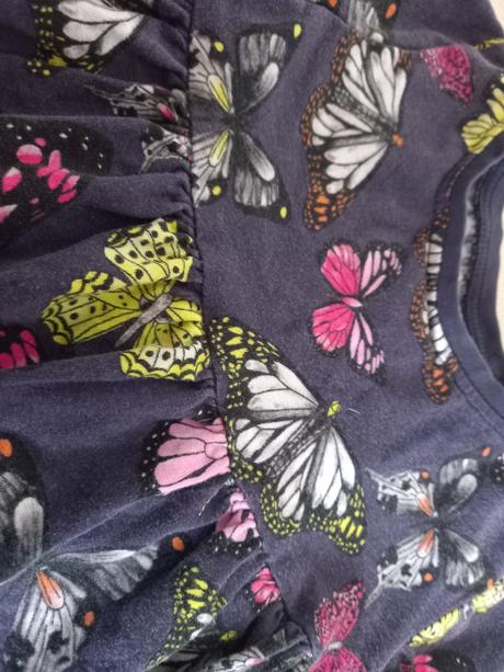 Jarné šaty s motýľmi 74, bluezoo,74