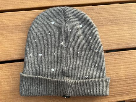 Čiapka zara so striebornými srdieckami 56cm-10-14r, zara,140