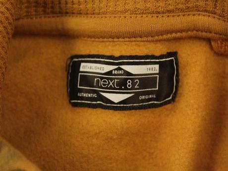 Chlapčenská mikina okrovej farby next 1,2-2 r. a, next,92