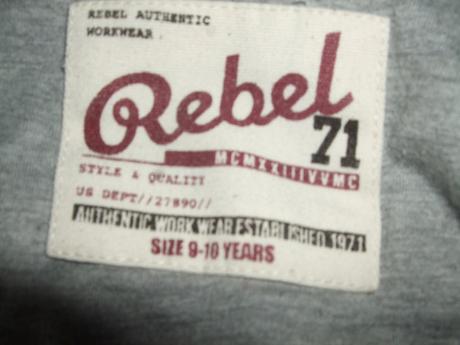 Sivá prešívaná bundička rebel, rebel,140