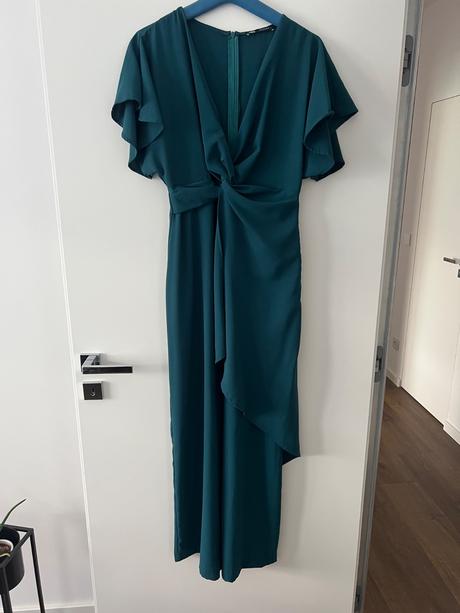 Nohavicový palazzo overal zara, zara,s