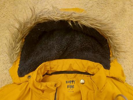 Žltá bunda 158/164, tchibo,158