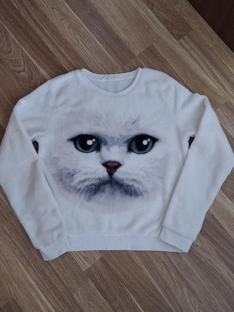 Pulóvrik mačka, h&m,158