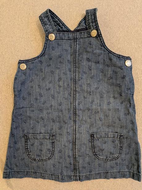 Riflové šaty, h&m,86