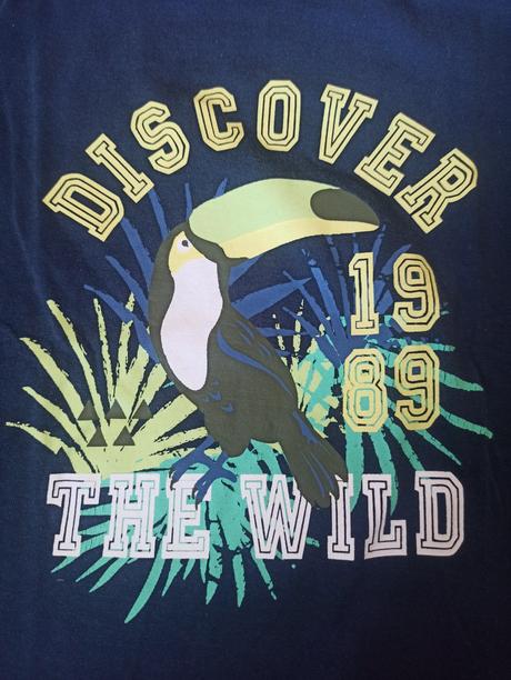 - tričko, s tukanom, 110/116, lupilu,110